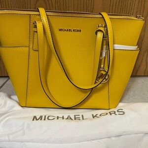 Michael Kors Sunflower Yellow Tote